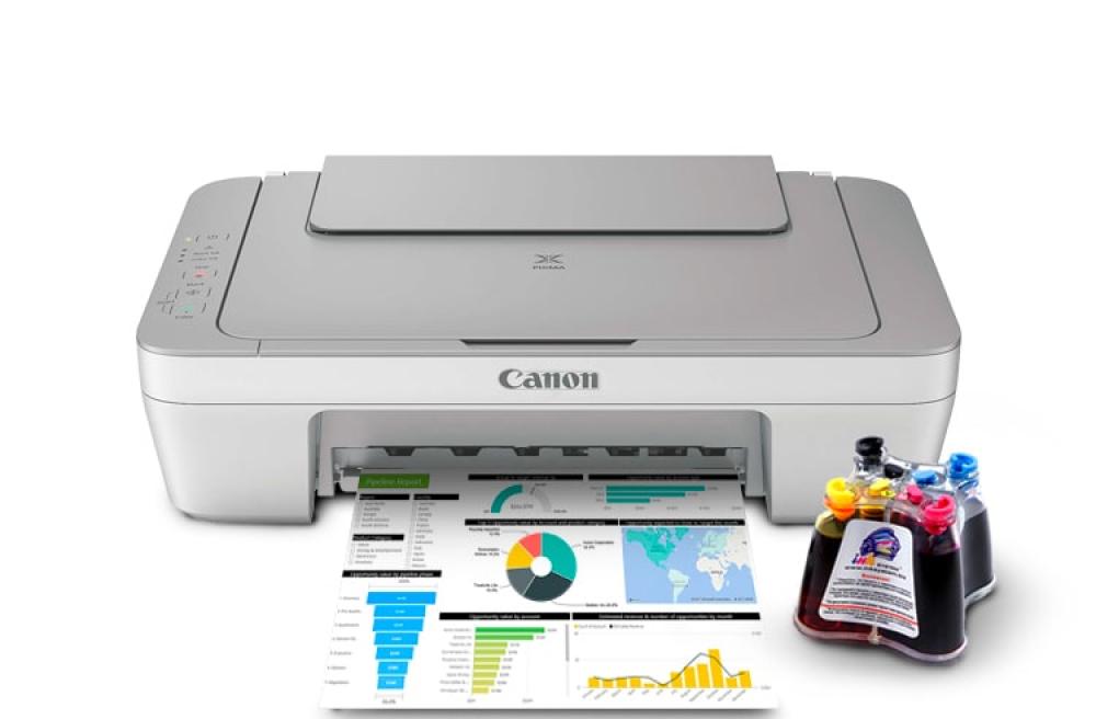 изображение МФУ Canon PIXMA MG2550 с СНПЧ и чернилами - изображение 1