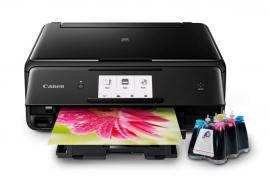 МФУ Canon PIXMA TS8050 с СНПЧ и чернилами МФУ Canon PIXMA TS8050 с СНПЧ и чернилами