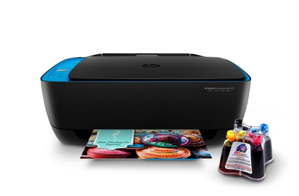изображение МФУ HP DeskJet Ink Advantage Ultra 4729 с СНПЧ и чернилами - изображение 1