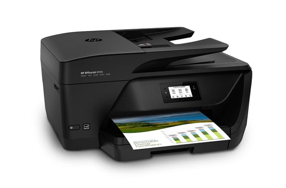изображение МФУ HP OfficeJet Pro 6950 с СНПЧ и чернилами - изображение 2