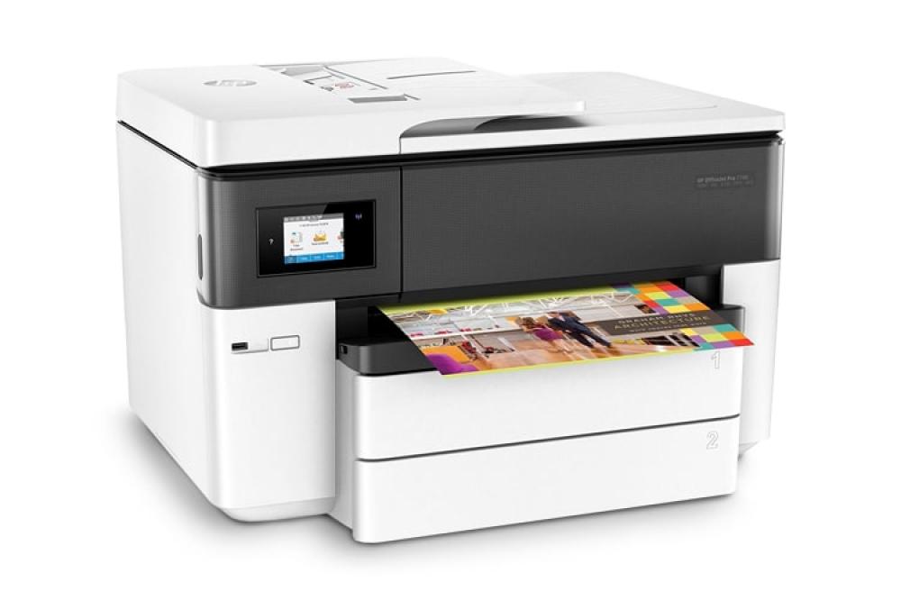 изображение МФУ HP OfficeJet Pro 7740 с ПЗК и чернилами - изображение 1