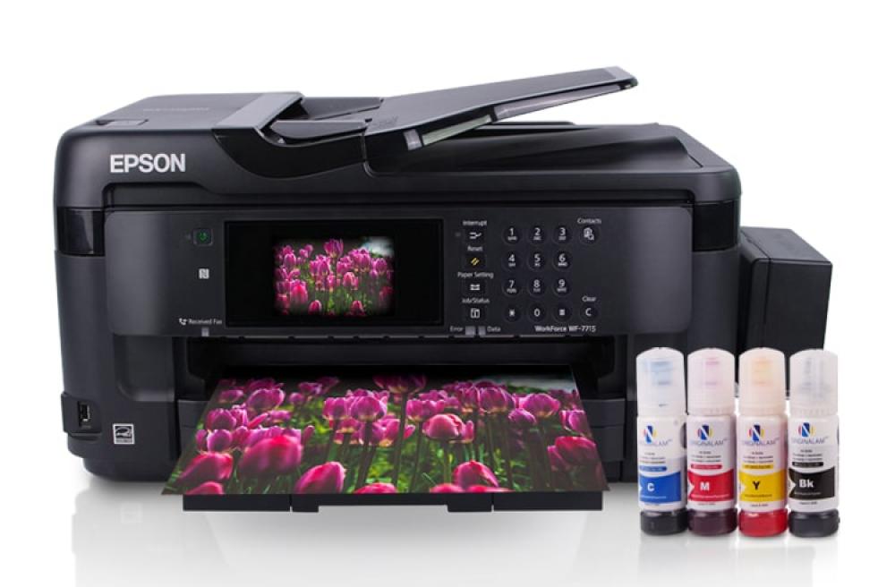 изображение МФУ Epson WorkForce WF-7715DWF с БСНПЧ и чернилами ORIGINALAM.NET - изображение 1