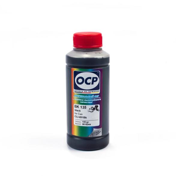 изображение Чернила OCP для Canon PIXMA ( BK135) Black 100мл