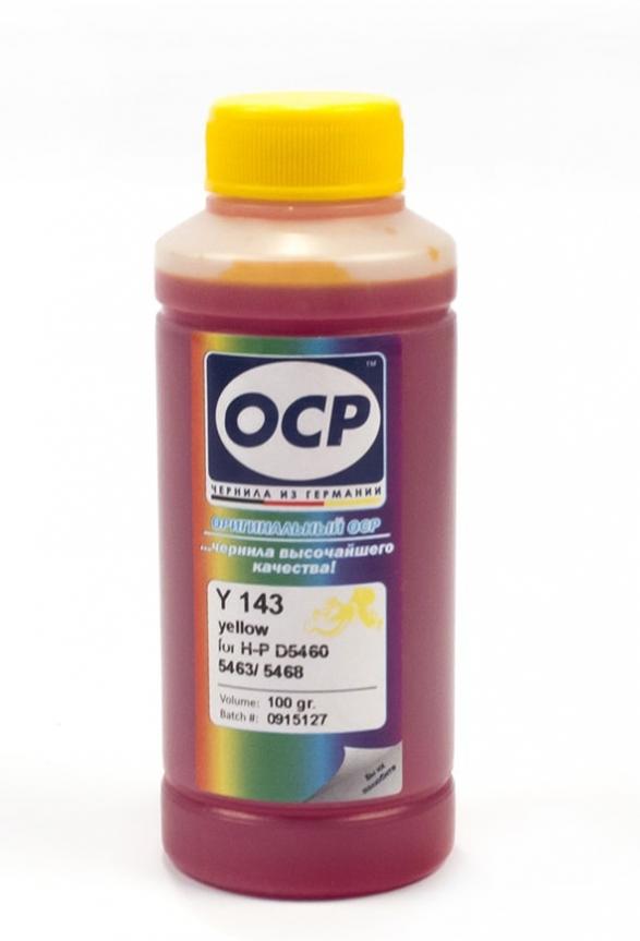 изображение Чернила OCP для HP Photosmart, OfficeJet (Y143) картридж 178, 920, Yellow 100мл