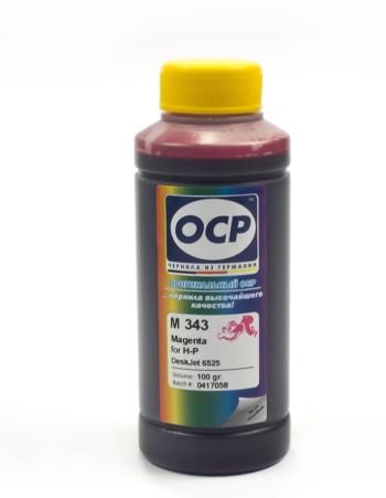 Чернила OCP для HP Deskjet (M343) картридж 655, Magenta 100мл