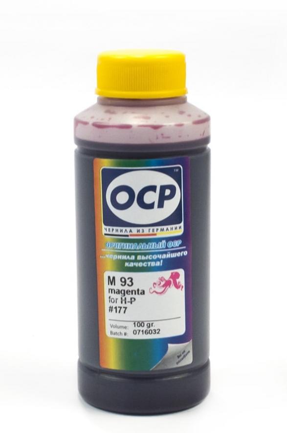 изображение Чернила OCP для HP Deskjet, Officejet, Photosmart, PSC, Fax (M93) картридж 57, 28, Magenta 100мл