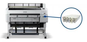 Плоттер Epson SureColor SC-T5200D PS с ПЗК и чернилами