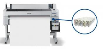 Плоттер Epson SureColor SC-T7200D с ПЗК и чернилами