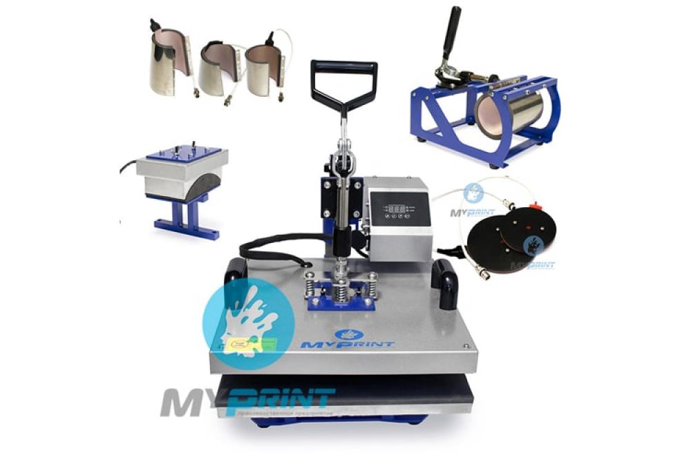 изображение Термопресс многофункциональный MyPrint HP 4 в 1 38x38 см - изображение 1