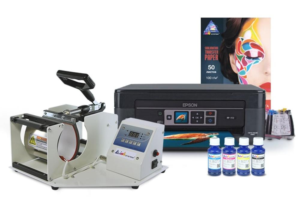 изображение Термопресс INKSYSTEM M-01 для кружек и МФУ Epson XP-352 с набором для сублимационной печати - изображение 1