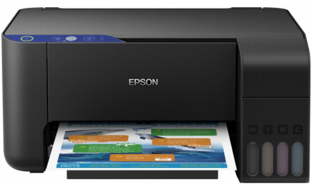 изображение МФУ Epson L3101 оригинальной СНПЧ и чернилами - изображение 1