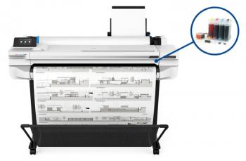 Плоттер HP Designjet T525 36" с СНПЧ и чернилами Плоттер HP Designjet T525 36" с СНПЧ и чернилами