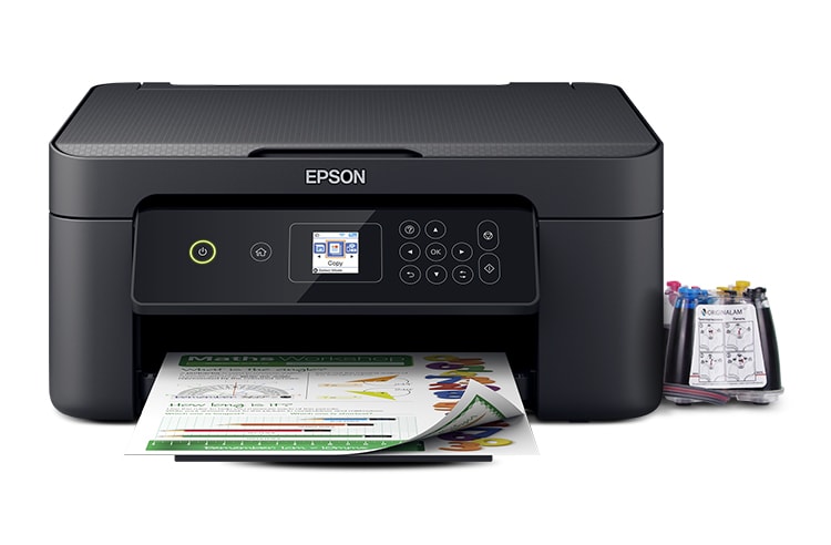 изображение МФУ Epson Expression Home XP-3100 с СНПЧ и чернилами