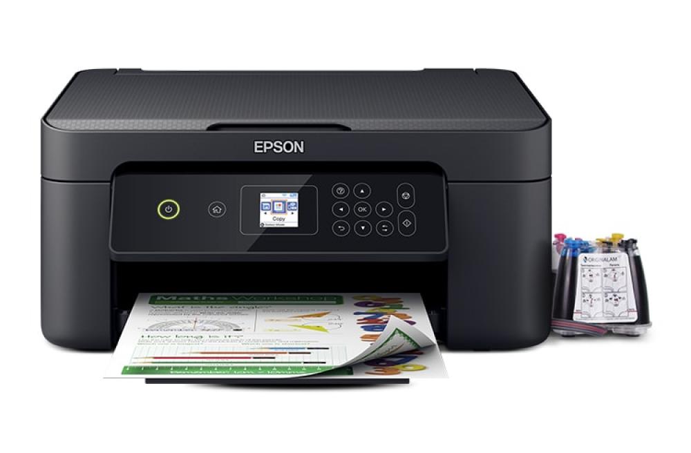 изображение МФУ Epson Expression Home XP-3100 с СНПЧ и чернилами - изображение 1