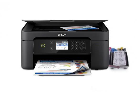 изображение МФУ Epson Expression Home XP-4105 с СНПЧ и чернилами