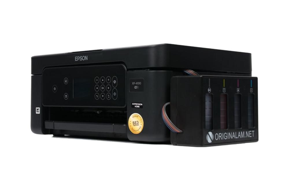 изображение МФУ Epson Expression Home XP-4100 с БСНПЧ и чернилами ORIGINALAM.NET 350мл - изображение 2