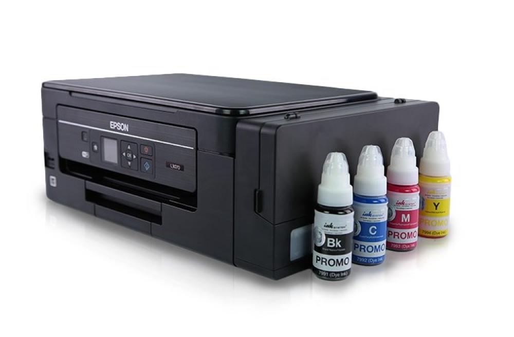 изображение МФУ Epson L3070 с оригинальной СНПЧ и чернилами INKSYSTEM 70 мл (Уценка) - изображение 3
