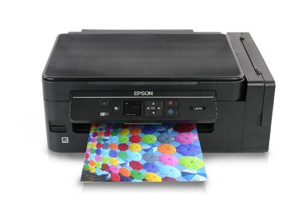 изображение МФУ Epson L3070 с оригинальной СНПЧ и чернилами INKSYSTEM 70 мл (Уценка) - изображение 5