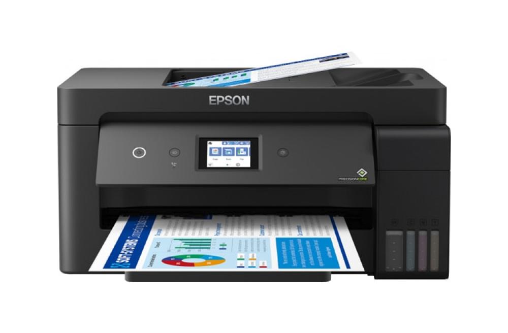 изображение МФУ Epson L14150 с оригинальной СНПЧ и чернилами - изображение 1