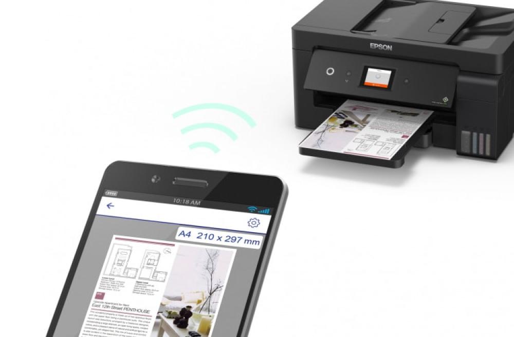 изображение МФУ Epson L14150 с оригинальной СНПЧ и чернилами ORIGINALAM.NET 127мл - изображение 3