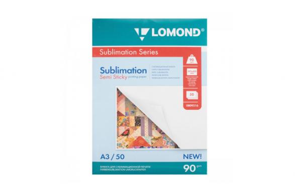 изображение Сублимационная бумага  Lomond Sublimation A3 (100g) 50 листов, липкая (809316)