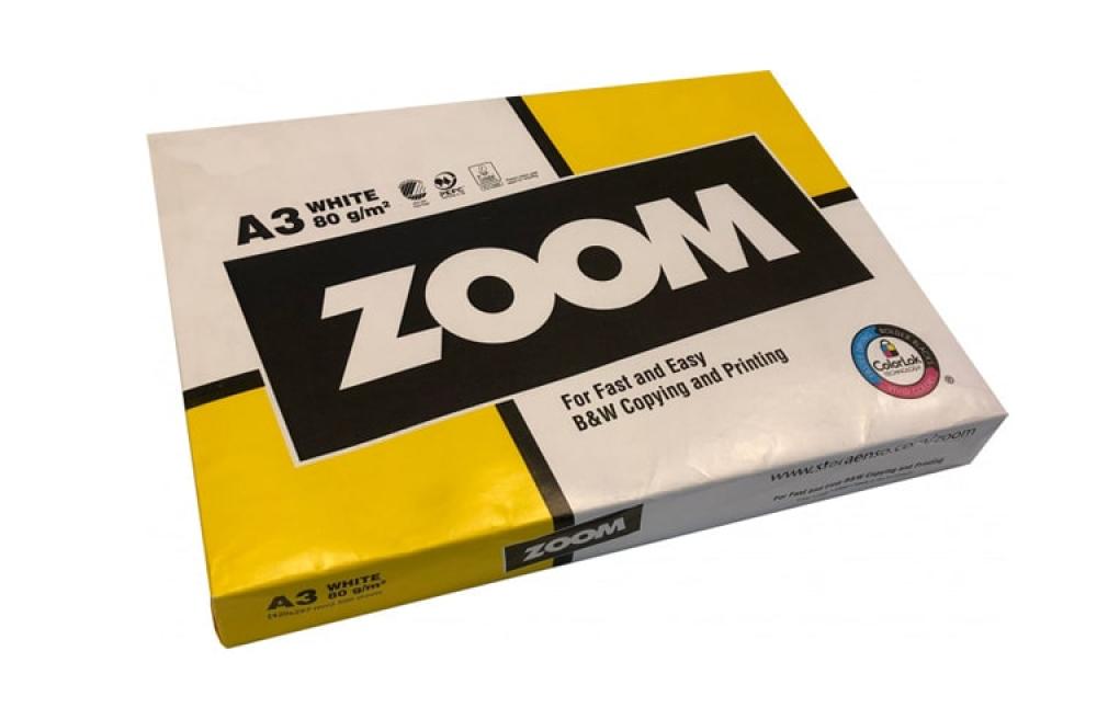 изображение Офисная бумага Zoom A3, 80g/m2, 500л - изображение 2