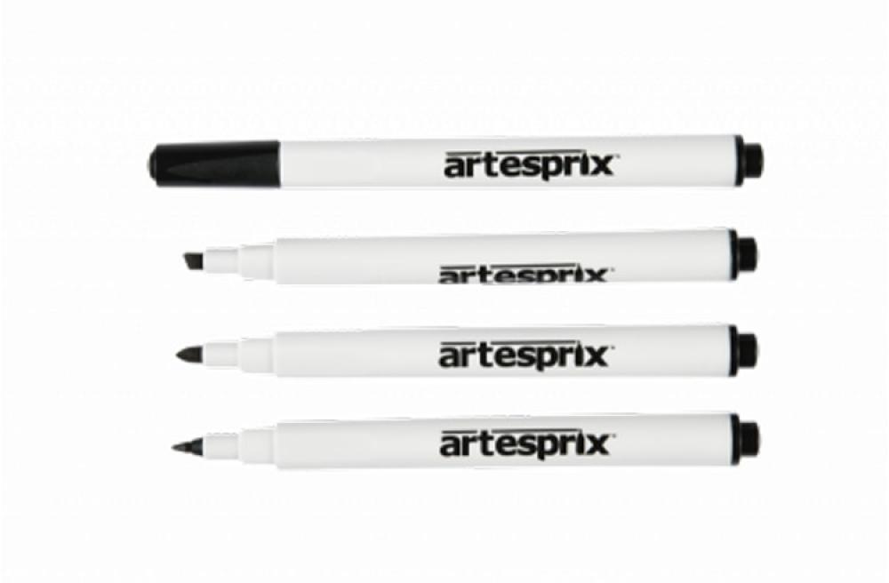 изображение Набор фломастеров для ткани Artesprix черный - изображение 1