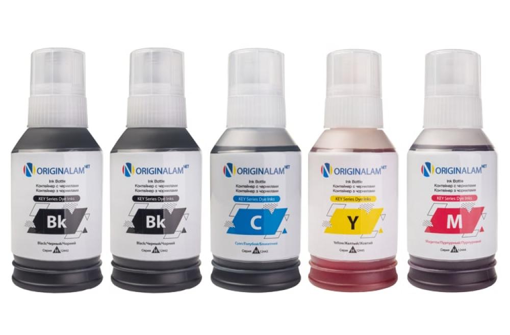 изображение Светостойкие чернила ORIGINALAM.NET для фотопечати на HP 127 мл (5 цветов)
