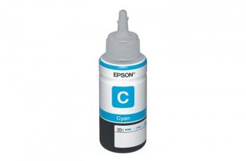 Оригинальные чернила для Epson T673 Cyan (70 мл)