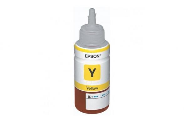 изображение Оригинальные чернила для Epson T673 Yellow (70 мл)