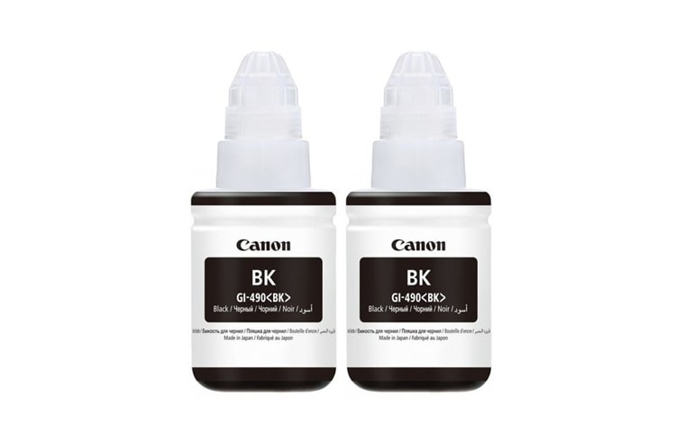 изображение Оригинальные чернила для Canon GI-490 Black (135 мл) - 2шт