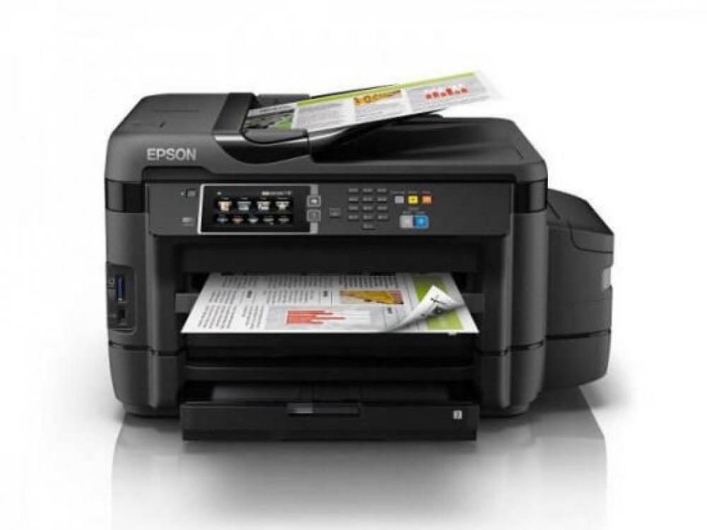 изображение МФУ Epson L1455 с оригинальной СНПЧ и чернилами INKSYSTEM 70 мл (Уценка) - изображение 1