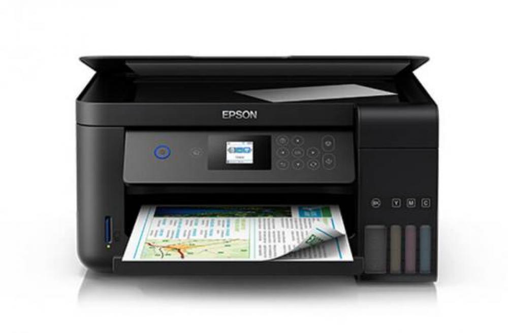 изображение МФУ Epson L4160 с оригинальной СНПЧ и чернилами ORIGINALAM.NET 127мл (Уценка) - изображение 1