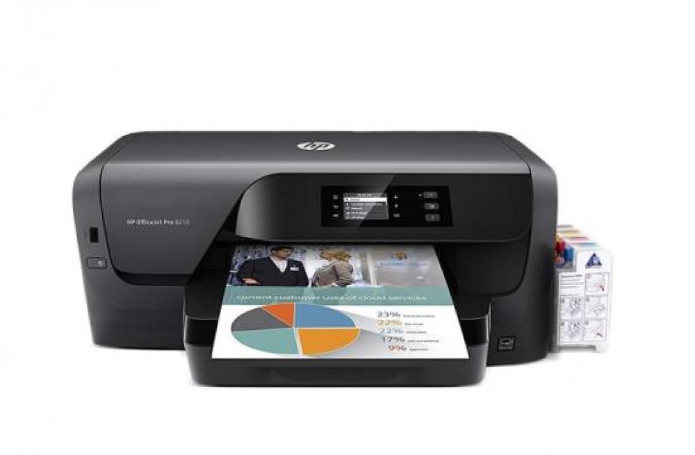 изображение Принтер HP OfficeJet Pro 8210 с СНПЧ и чернилами (Уценка) - изображение 1