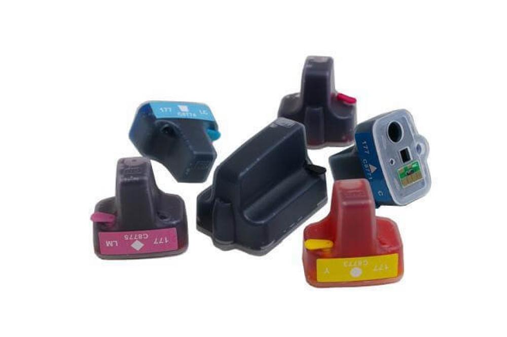 изображение Перезаправляемые картриджи для HP PhotoSmart C5100 series (картриджи 02, 363, 177) - изображение 1