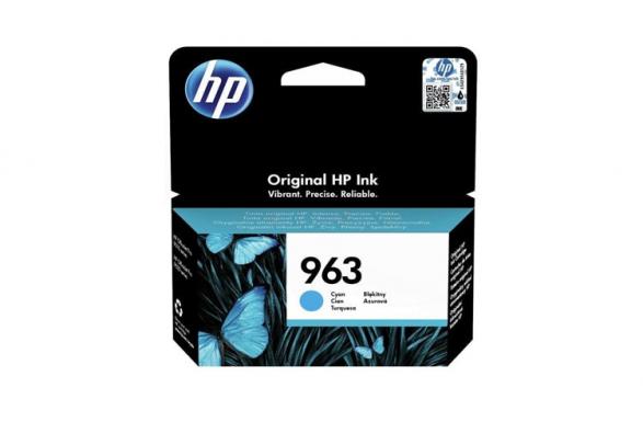 изображение Картридж HP 963 (голубой/cyan), 700 стр.