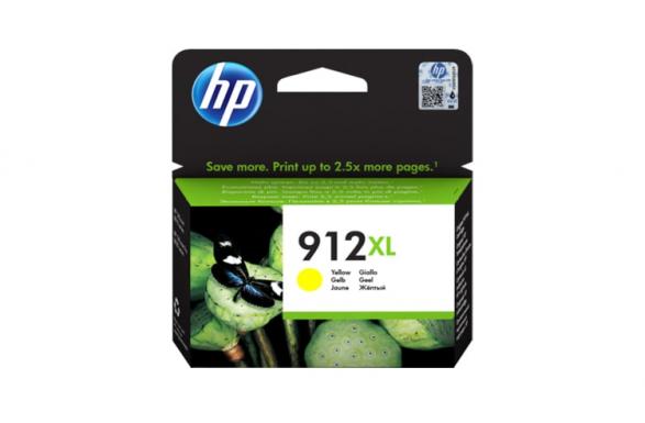 изображение Картридж HP 912 XL (желтый/yellow), 825 стр.