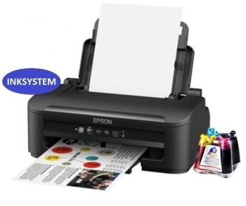 Принтер Epson Workforce WF-2010W с СНПЧ и чернилами