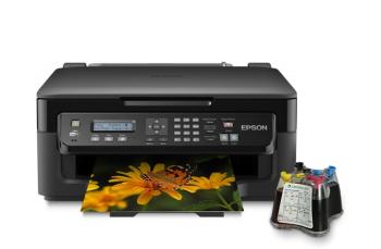 МФУ Epson Workforce WF-2510WF с СНПЧ и чернилами