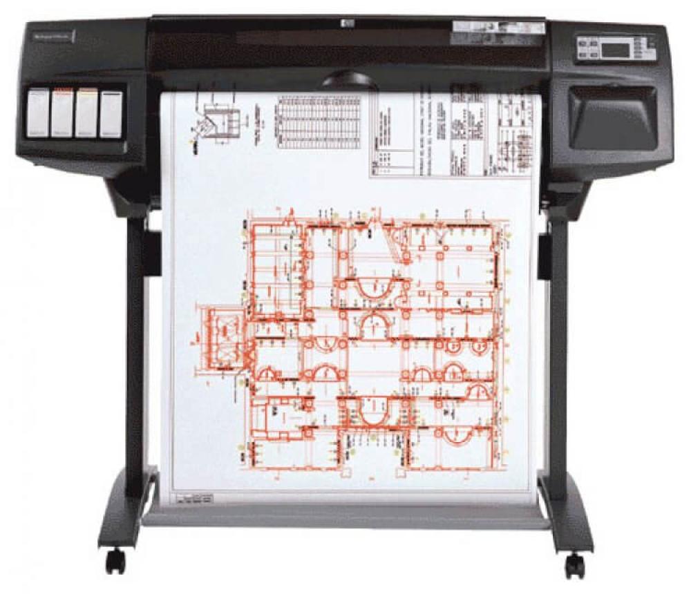 изображение Плоттер HP DesignJet 1050c plus с СНПЧ - изображение 2