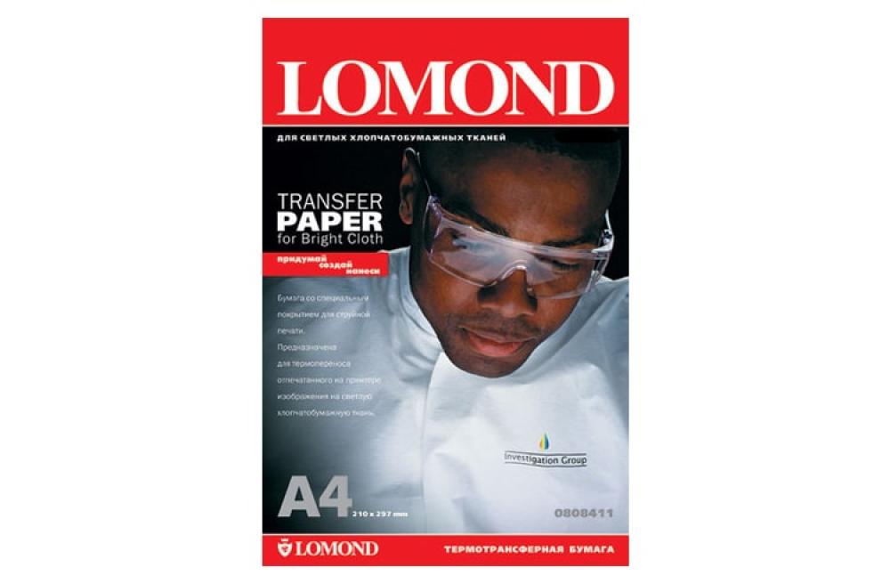 изображение Термотрансферная бумага LOMOND Transfer Paper for bright cloth A4, 140г/м2 50 листов - изображение 2