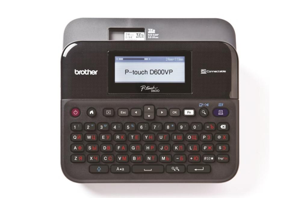 изображение Принтер для печати этикеток Brother P-Touch PT-D600VP в кейсе - изображение 1