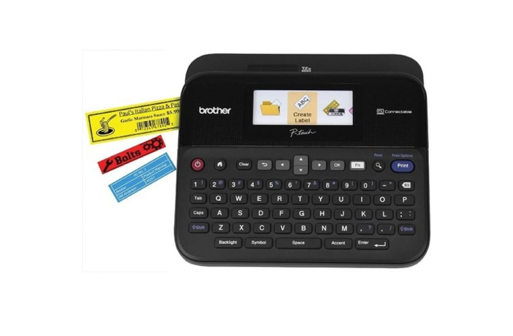 изображение Принтер для печати этикеток Brother P-Touch PT-D600VP в кейсе - изображение 2