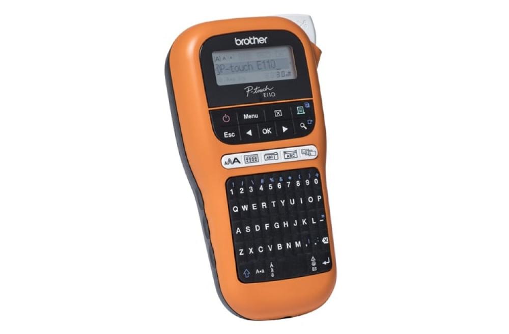 изображение Принтер для печати этикеток Brother PT-E110VP в кейсе с дополнительными расходными материалами - изображение 2