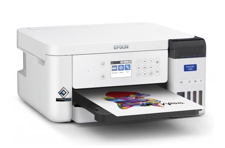 Принтер Epson SureColor SC-F100 с оригинальной СНПЧ и сублимационными  чернилами по отличной цене в лучшем магазине