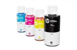 Оригинальные чернила для HP Smart Tank 750 (3 цветных по 70мл + 1 черный пигмент 135 мл) Оригинальные чернила для HP Smart Tank 750 (3 цветных по 70мл + 1 черный пигмент 135 мл)