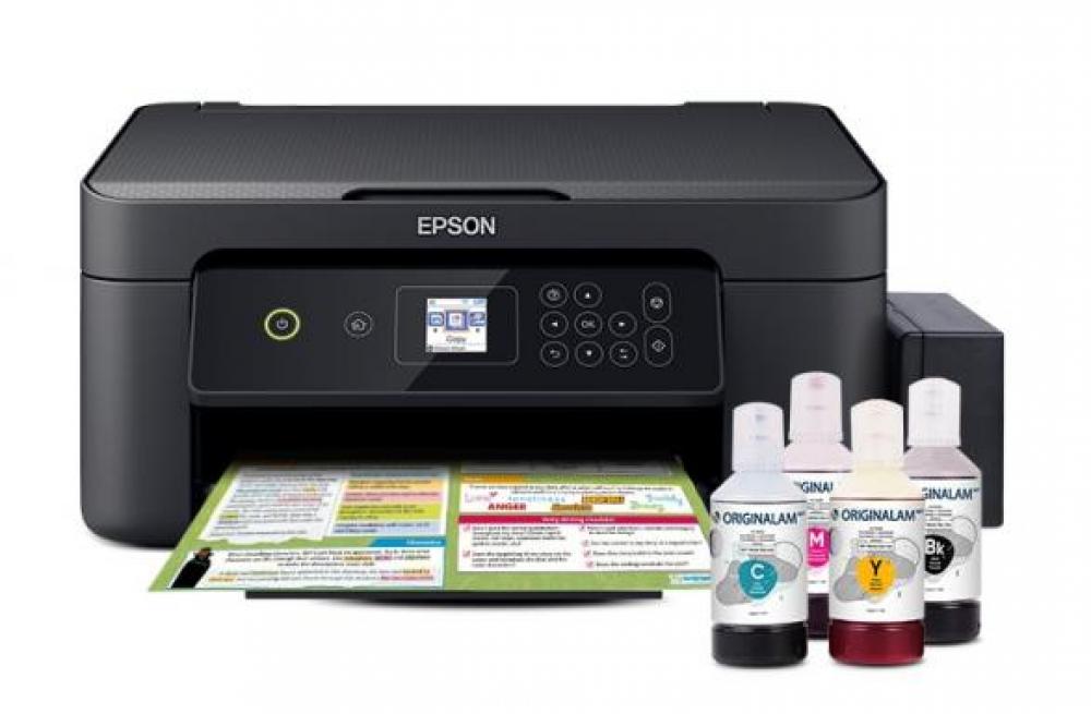 изображение МФУ Epson Expression Home XP-3150 с БСНПЧ и чернилами ORIGINALAM.NET 350мл - изображение 1