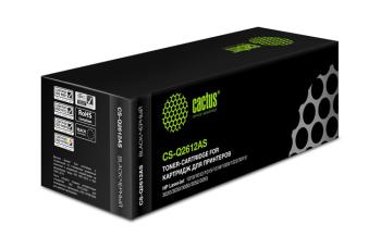 Лазерный картридж Cactus CS-Q2612AS (HP 12A) черный для HP LaserJet 1010, 1012, 1015, 1018, 1020, 1020 Plus, 1022, 1022n, 1022nw, 3015, 3020, 3030, 3050, 3050z, 3052, 3055, M1005 MFP, M1300 MFP, M1319, M1319f MFP (2000 стр.)