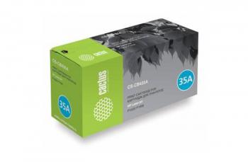 Лазерный картридж Cactus CS-CB435AS (HP 35A) черный для HP LaserJet P1002, P1002w, P1002wl, P1005, P1006, P1007, P1008, P1009 (1500 стр.)