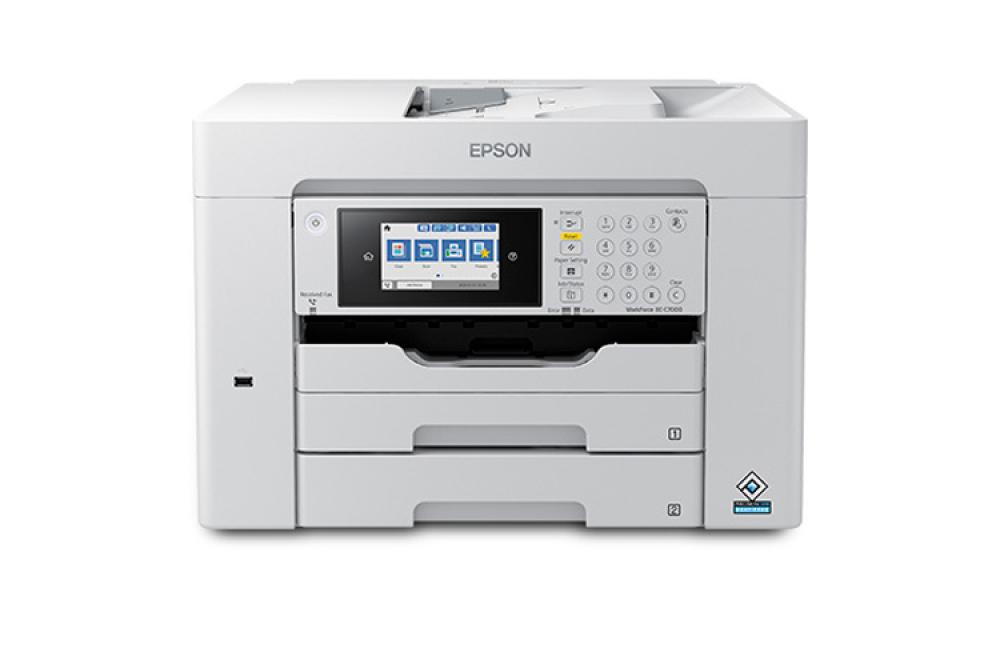 изображение МФУ Epson WorkForce EC-C7000 с СНПЧ и пигментными чернилами 100мл - изображение 2
